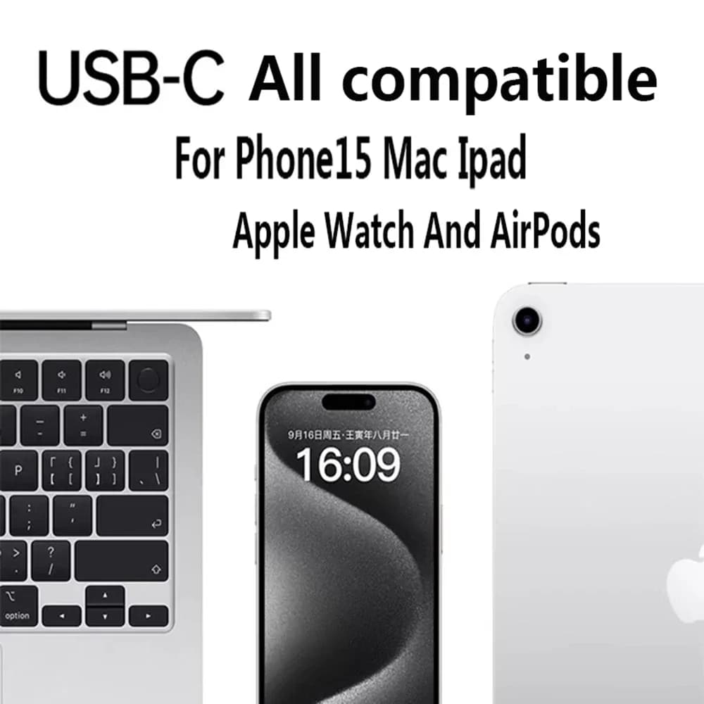 Câble de données USB C vers Type C pour téléphone portable