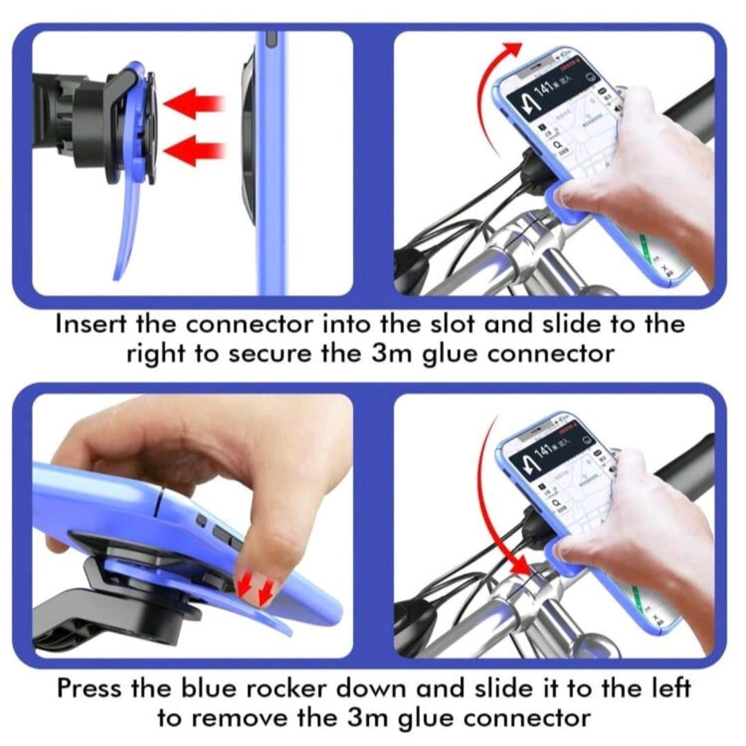 Support de téléphone de vélo de moto, guidon de vélo